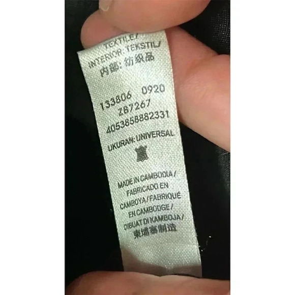 Fossil Women's Black Leather Crossbody Bag Medium Gold Hardware - Picture 7 of 8